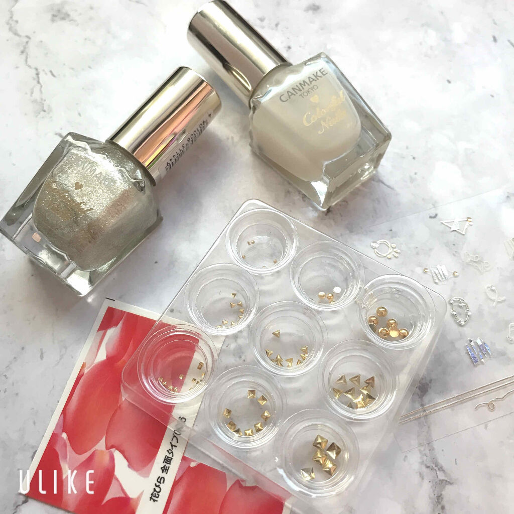 ネイルパーツ/セリア/ネイルチップ・パーツを使ったクチコミ（2枚目）