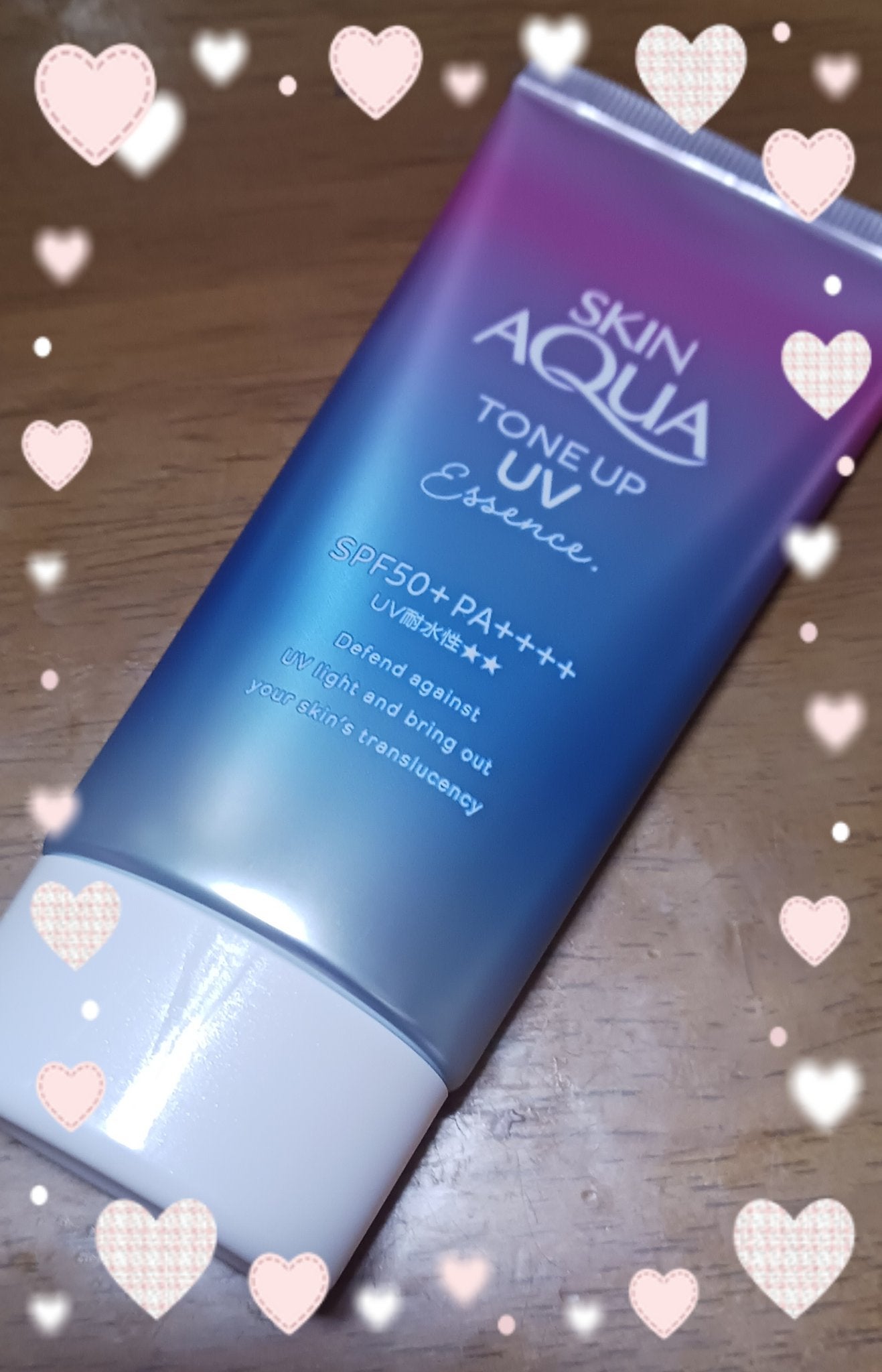 スキンアクア トーンアップUVエッセンス/スキンアクア/日焼け止めクリームを使ったクチコミ(2枚目)