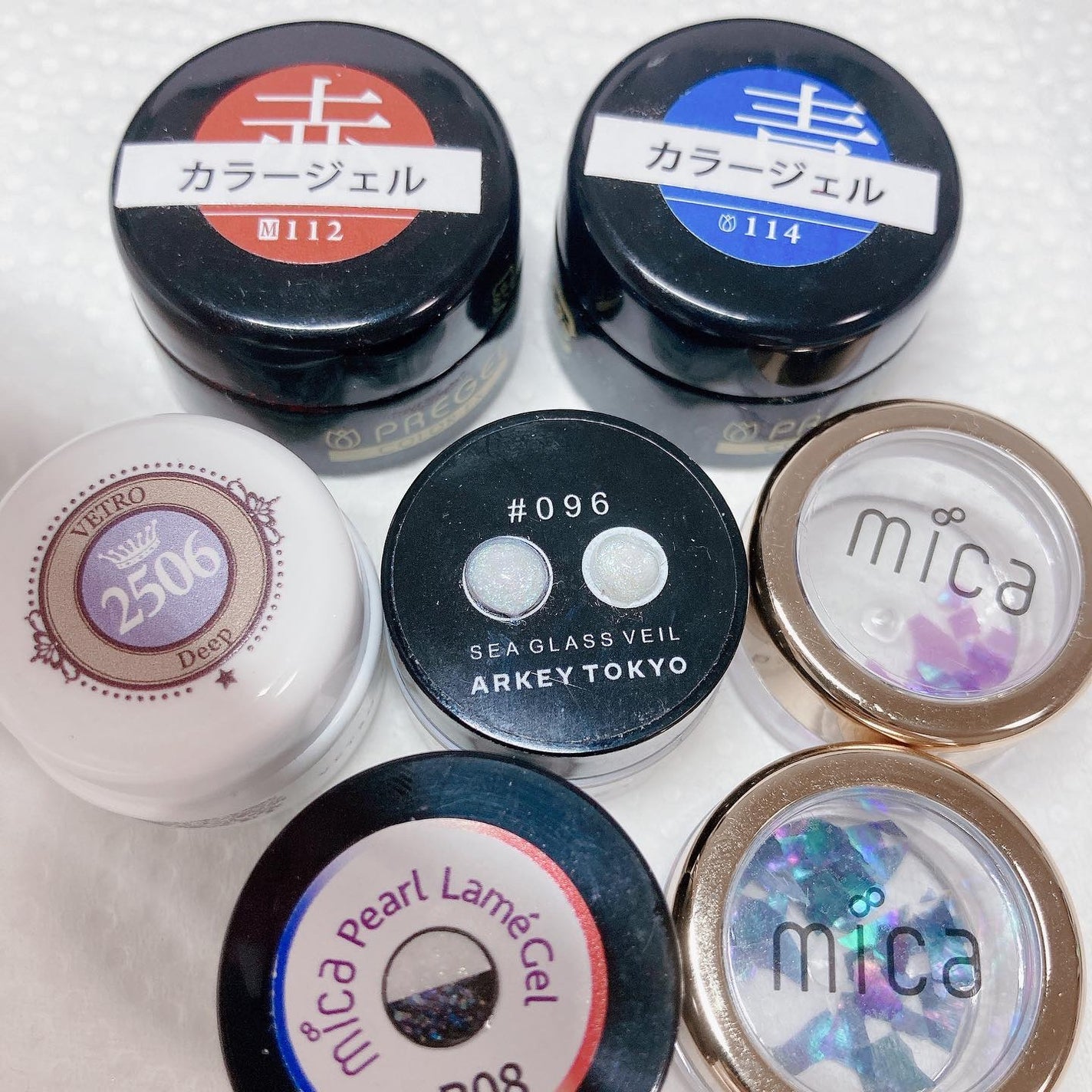 オーロラシェルシート/mica/ネイル用品を使ったクチコミ(5枚目)