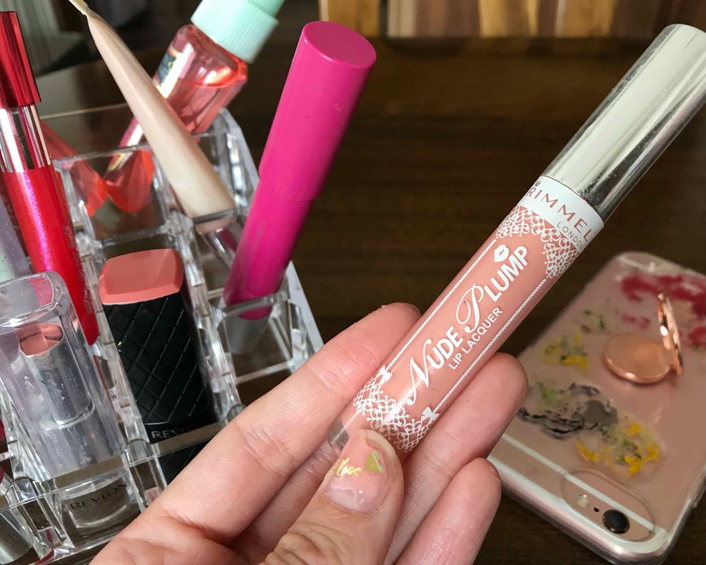 ヌードプランプ リップラッカー/リンメル ロンドン/リップグロスを使ったクチコミ(2枚目)