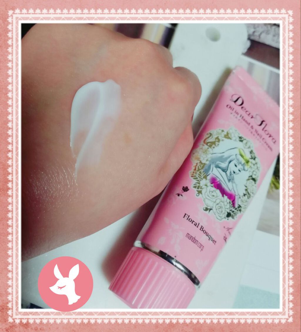 ディアフローラ オイルイン ハンド＆ネイルクリーム フローラルブーケ/マンダム/ハンドクリームを使ったクチコミ（2枚目）