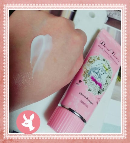 ディアフローラ オイルイン ハンド&ネイルクリーム フローラルブーケ/マンダム/ハンドクリームを使ったクチコミ(2枚目)