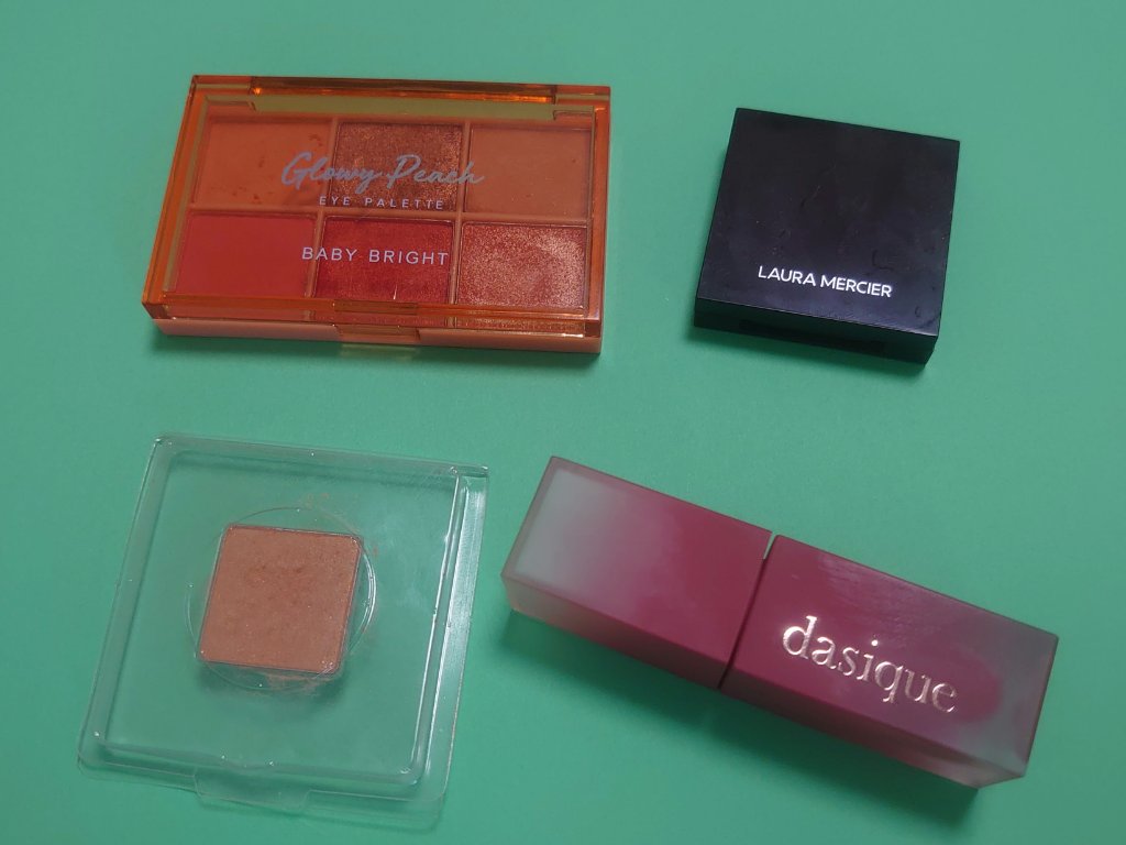 ナチュラルアイカラー シャインオレンジ/ルアモ/単色アイシャドウを使ったクチコミ（1枚目）