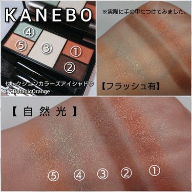 カネボウ セレクションカラーズアイシャドウ 07 Botanic Orange/KANEBO/アイシャドウパレットを使ったクチコミ（3枚目）