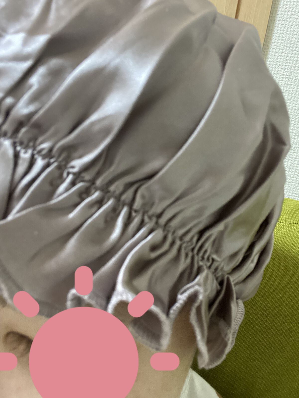 シルク ナイトキャップ（ゴム紐）/COCOSILK/ヘアケアグッズを使ったクチコミ（1枚目）