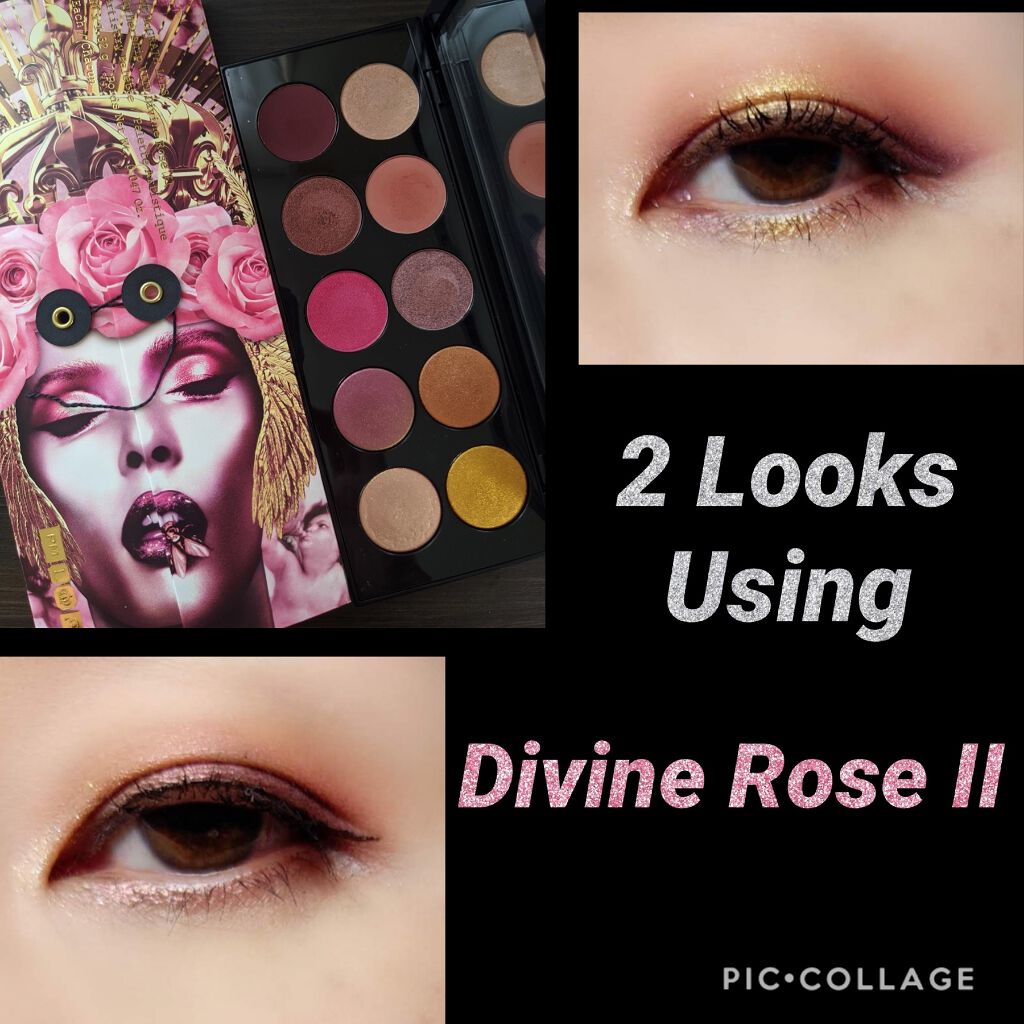 MOTHERSHIP PALETTES｜PAT McGRATH LABSの口コミ - 2 Looks Using Pat McGrath 🥀Divine  Rose II🥀 by のぶみ(40代後半) | LIPS