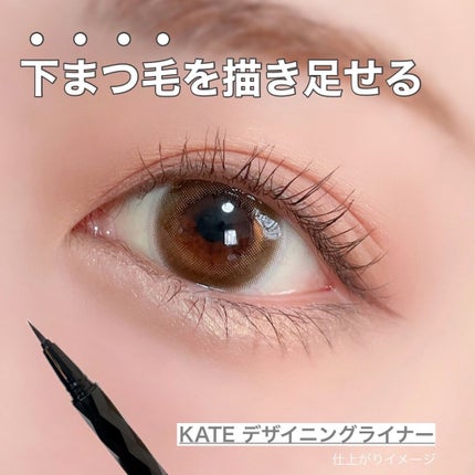 デザイニングライナー/KATE/リキッドアイブロウを使ったクチコミ(1枚目)