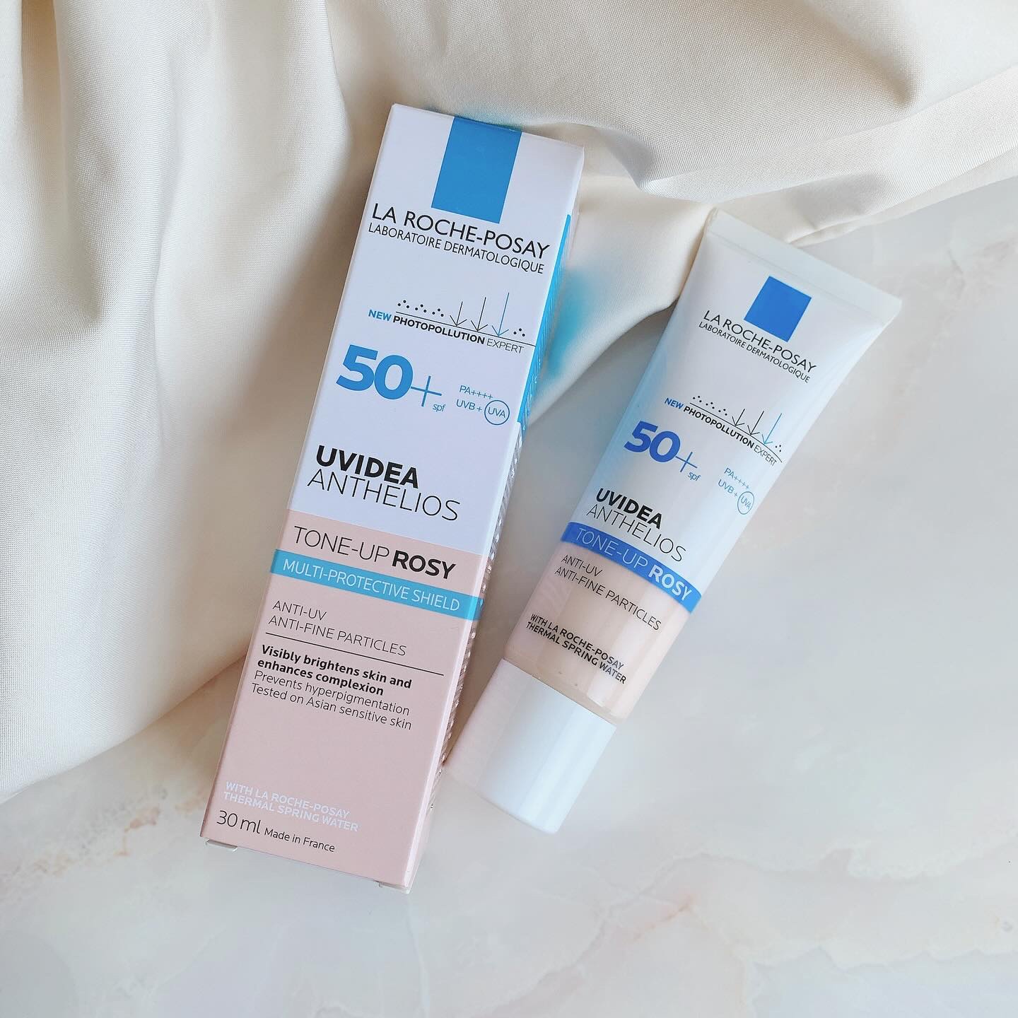 #塗るだけ発光UV #トーンアップUV #ラロッシュポゼ #larocheposayskincare #発光感 #発光肌 #lemonsquare🍋