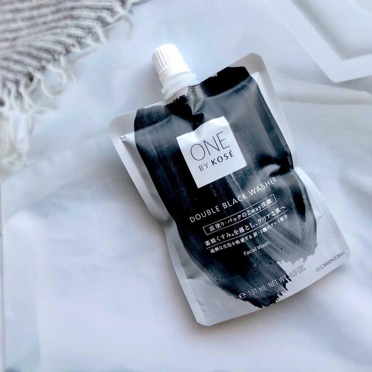 ダブル ブラック ウォッシャー/ONE BY KOSE/その他洗顔料を使ったクチコミ（1枚目）