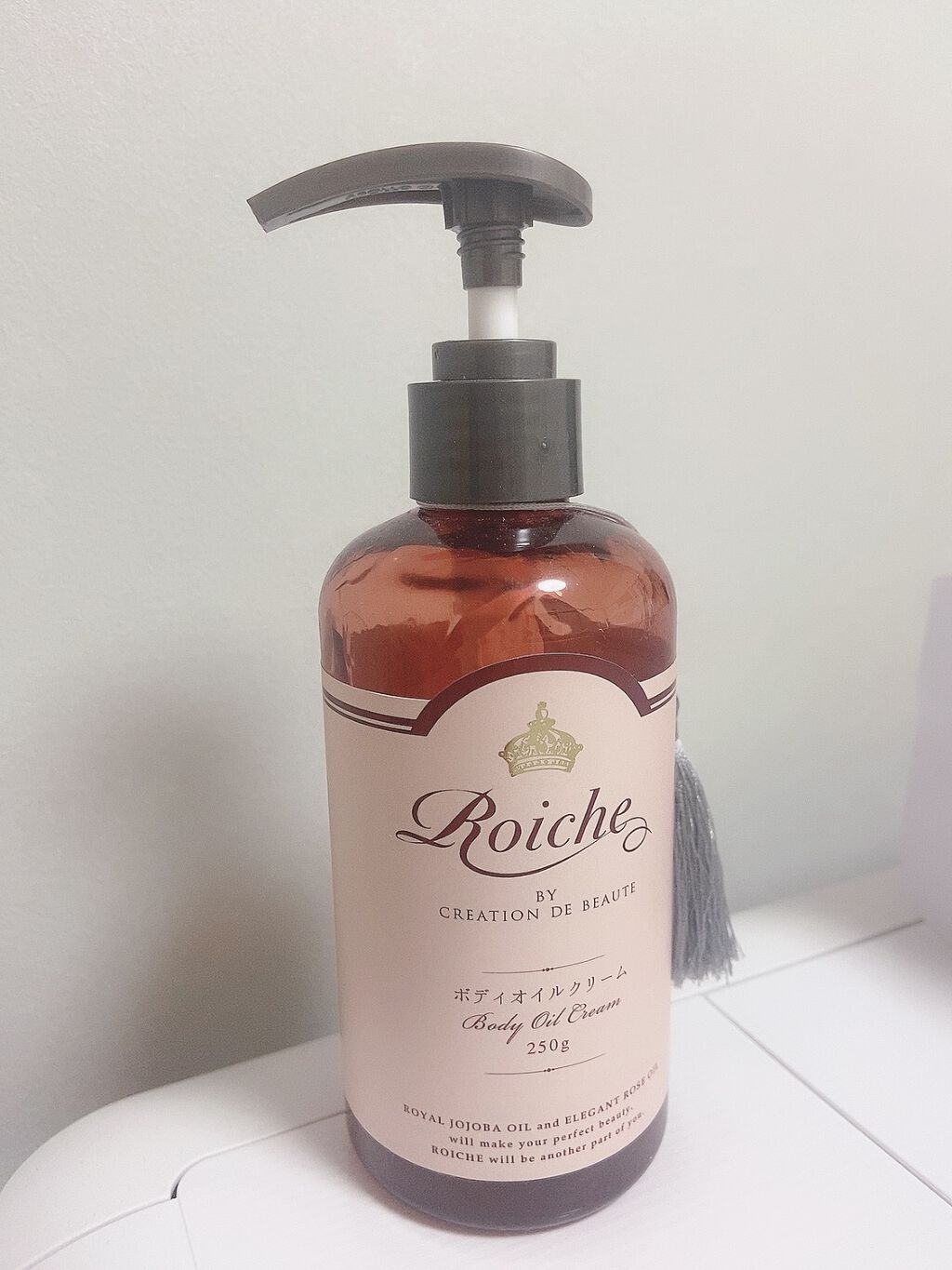 CDB ロイーシェ ボディオイルクリーム フェミニンローズ/Roiche/ボディクリームを使ったクチコミ（1枚目）
