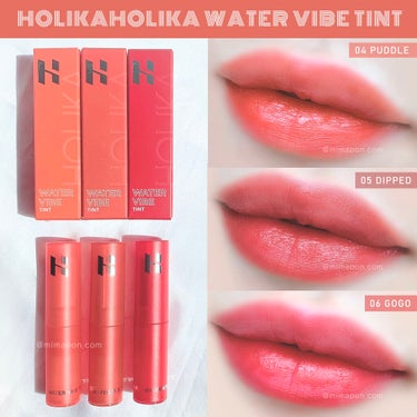 HOLIKA HOLIKA ウォーターバイブティントのクチコミ「ホリカホリカ新作ティント💄🧡
✔︎HOLIKA HOLIKA
ウォーターバイブティント 全.....」（1枚目）