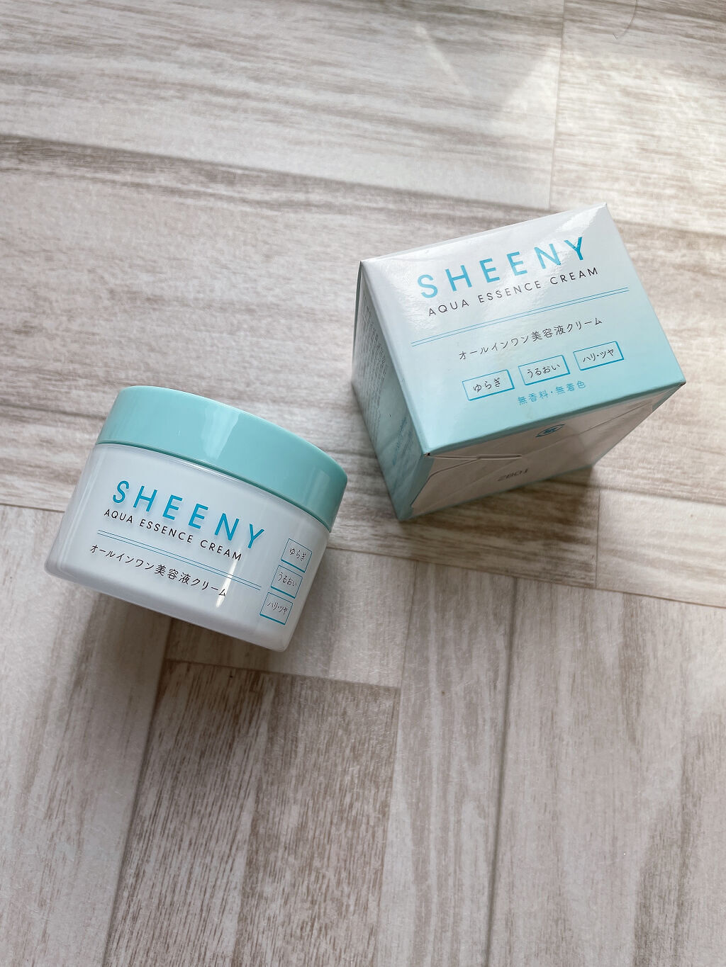 アクアエッセンスクリーム/SHEENY/フェイスクリームを使ったクチコミ（2枚目）