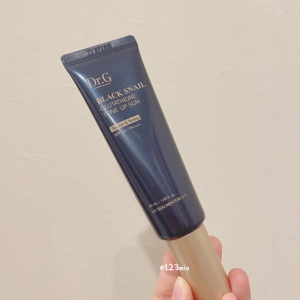 ブラックスネイルグルタチオントーンアップサン/Dr.G/日焼け止めクリームを使ったクチコミ(1枚目)