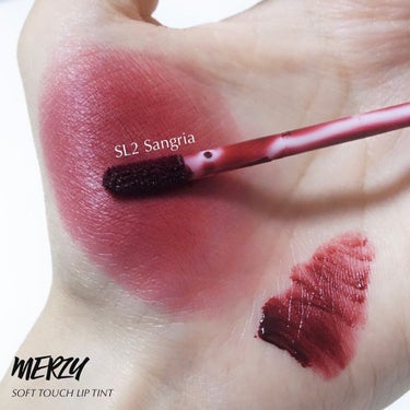 Soft touch lip tint SL2. シャングリア/MERZY/口紅の画像