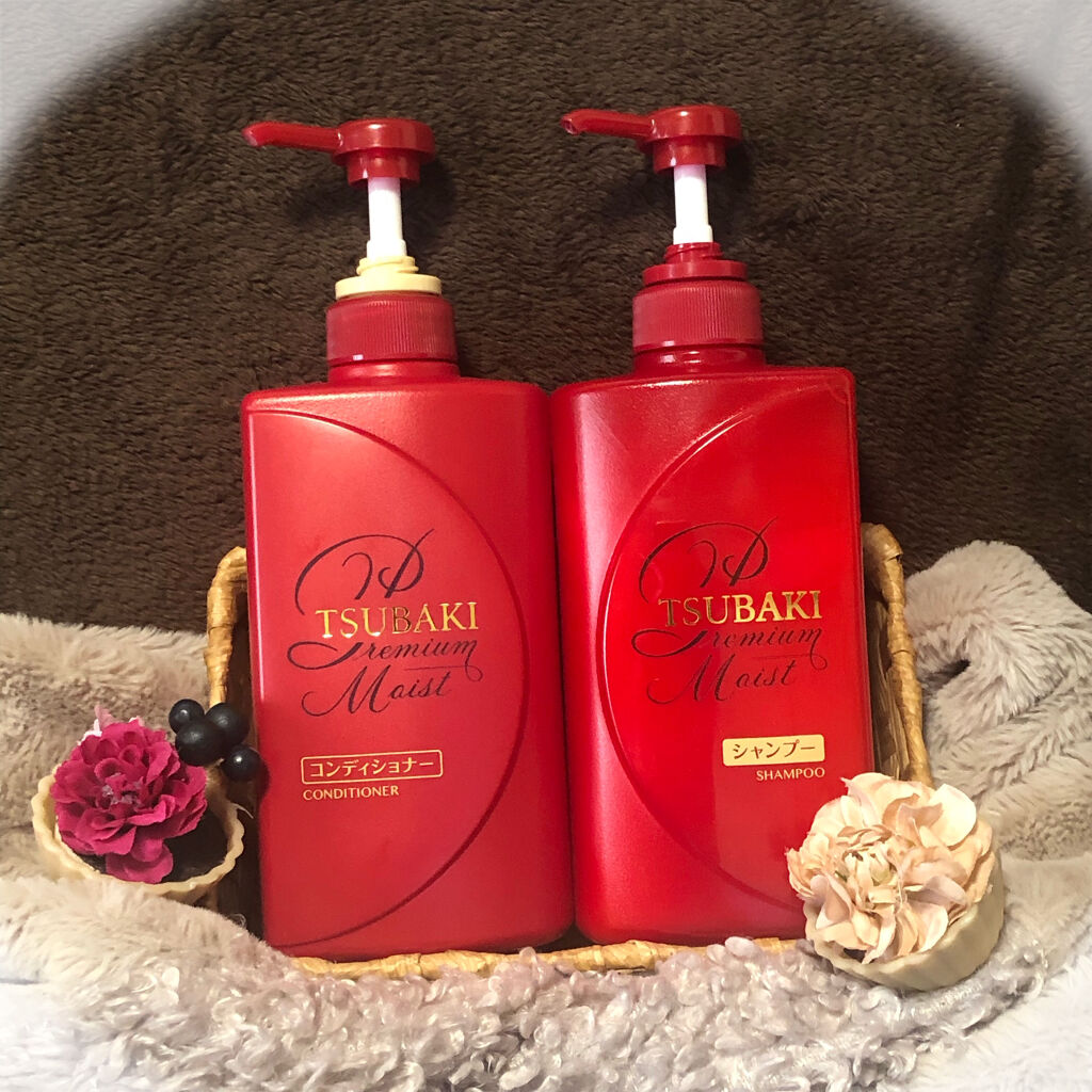 プレミアムモイスト シャンプー／ヘアコンディショナー/TSUBAKI/市販シャンプーを使ったクチコミ（1枚目）