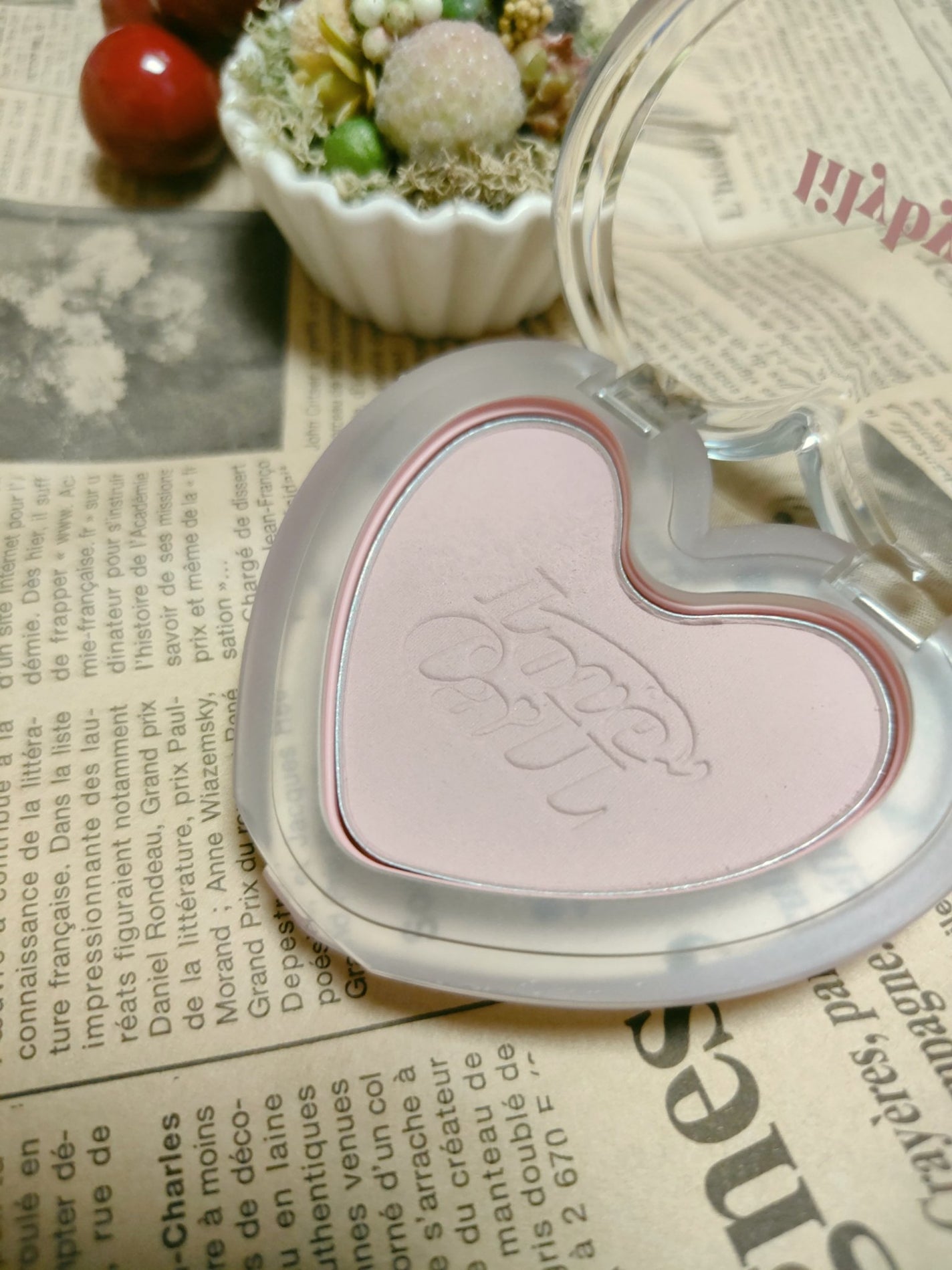 Luv Beam Blur Cheek/lilybyred/パウダーチークを使ったクチコミ(2枚目)