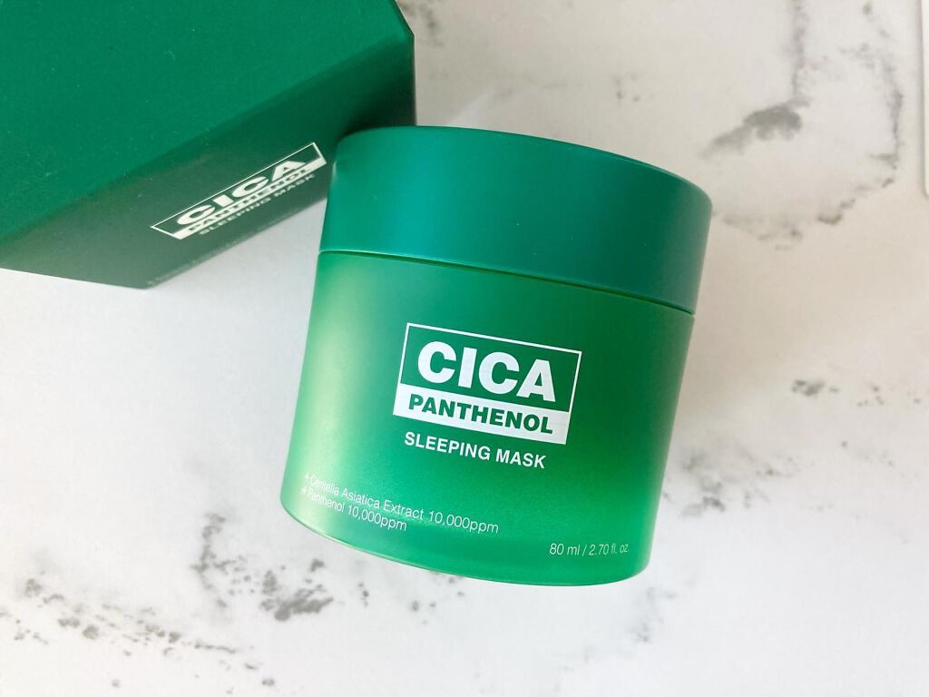 シカパンテノールスリーピングマスク/SNP/フェイスクリームを使ったクチコミ(1枚目)