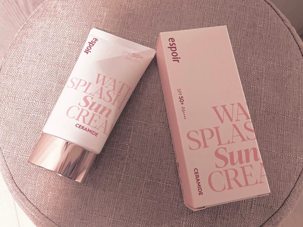 ウォータースプラッシュサンクリーム セラミド/espoir/日焼け止めクリームを使ったクチコミ(1枚目)
