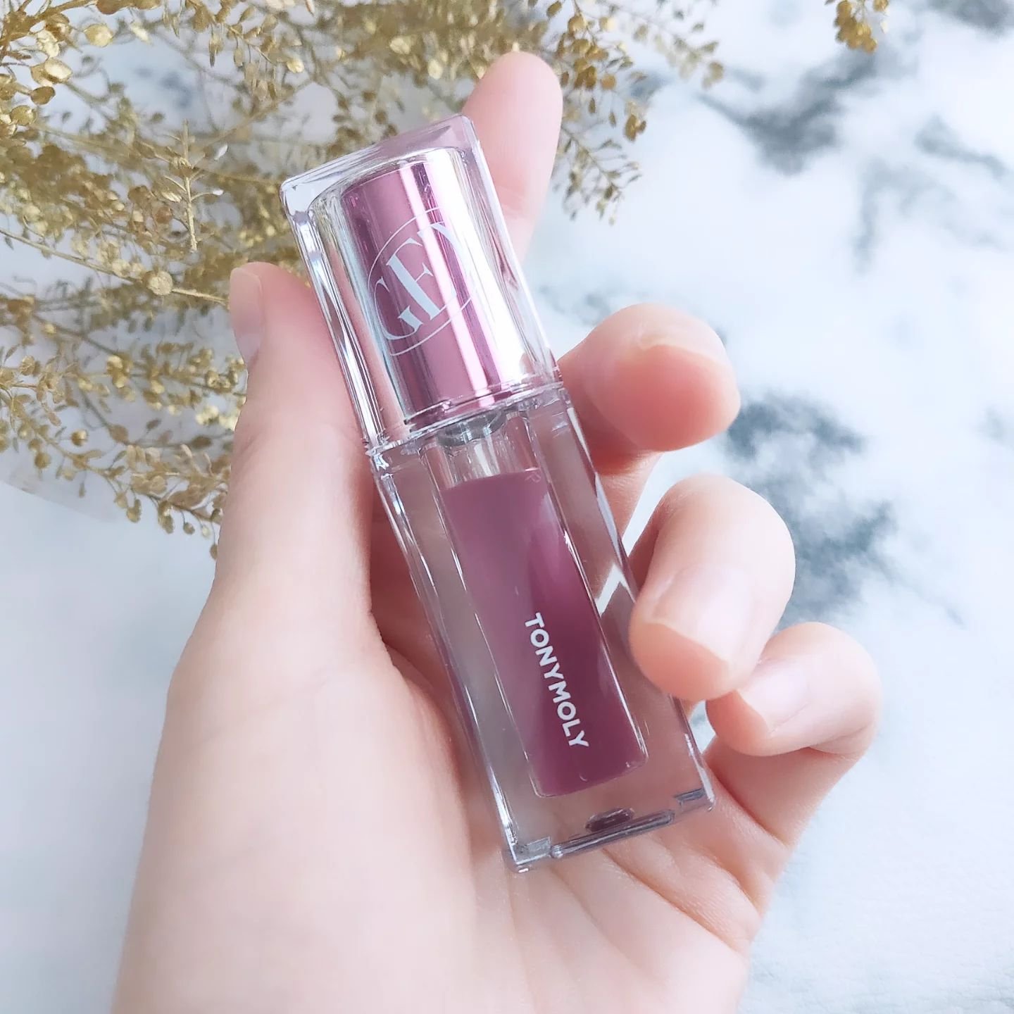 ゲットイットティント ウォーターフルバター/TONYMOLY/リップティントを使ったクチコミ（3枚目）