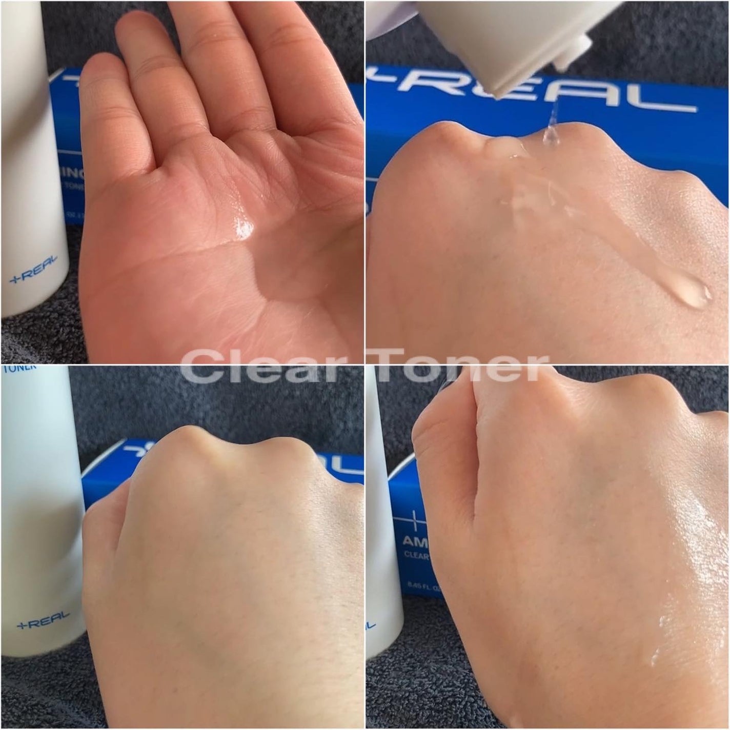 クリアトナー/+REAL/化粧水を使ったクチコミ(4枚目)