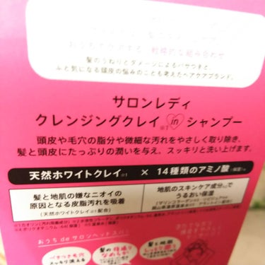 サロンレディ クレンジングクレイシャンプー クレイヘアマスク(40g)/SALON LADY/シャンプー・コンディショナーを使ったクチコミ（3枚目）