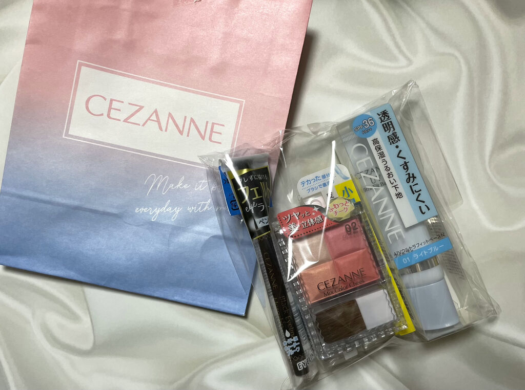 福袋 2022/CEZANNE/メイクアップキットを使ったクチコミ（1枚目）