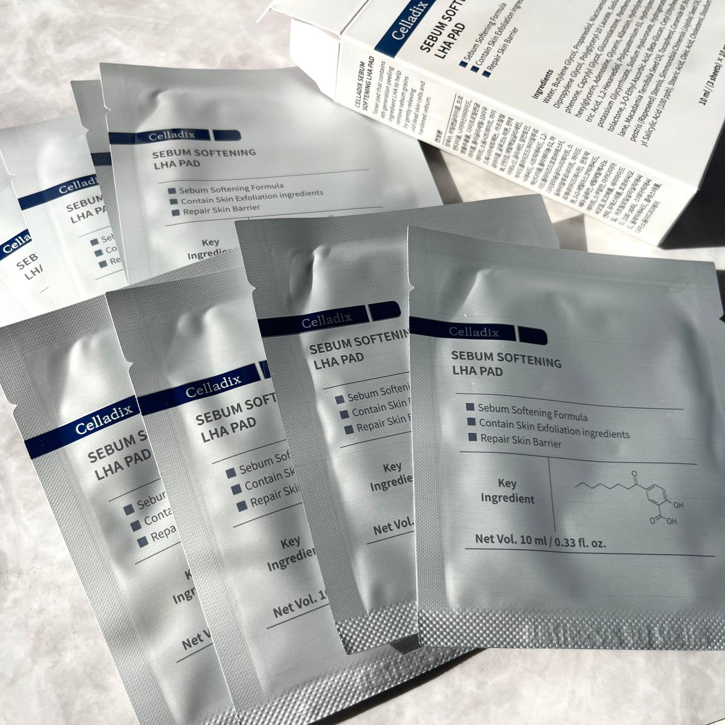 セバムソフトニング131LHAピーリングパッド/Celladix/トナーパッドを使ったクチコミ(7枚目)