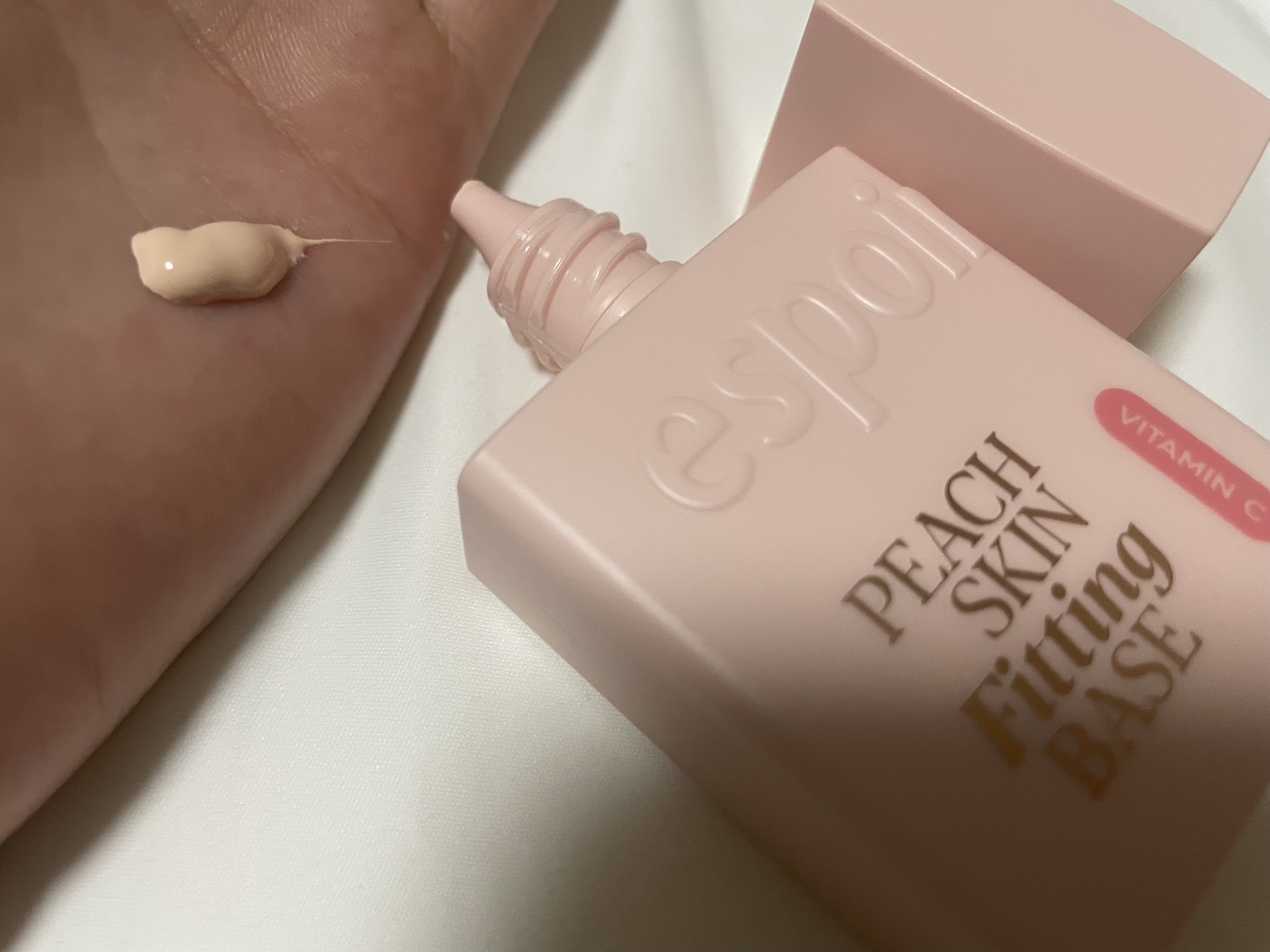 ピーチスキンフィッティングベース オールニュー SPF50 PA++++/espoir/化粧下地を使ったクチコミ（2枚目）