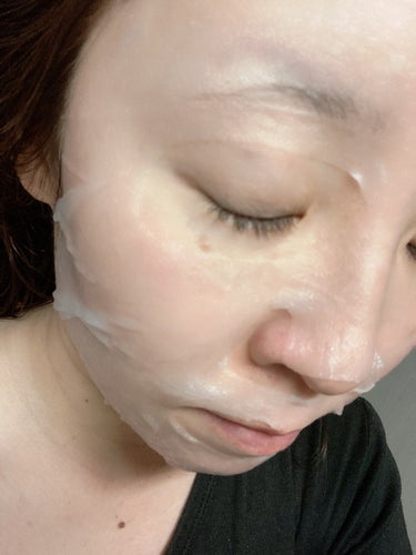 JM solution  marine luminous pearl deep moisture mask/JMsolution JAPAN/シートマスク・パックを使ったクチコミ（5枚目）