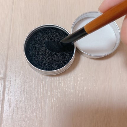 メイクブラシ専用クリーナー/DAISO/その他化粧小物を使ったクチコミ(5枚目)