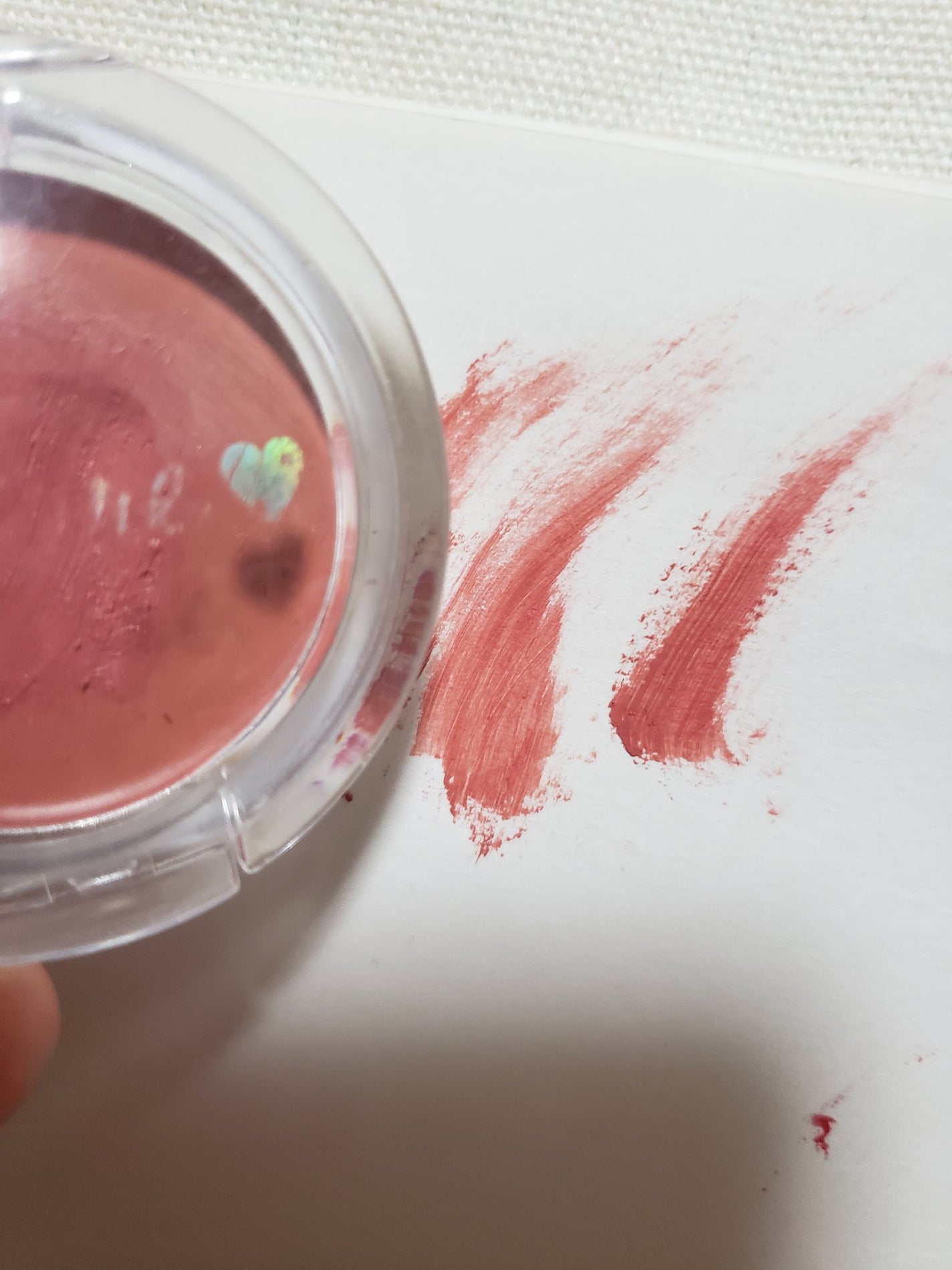 カンコレ クリームチーク/DAISO/ジェル・クリームチークを使ったクチコミ(4枚目)