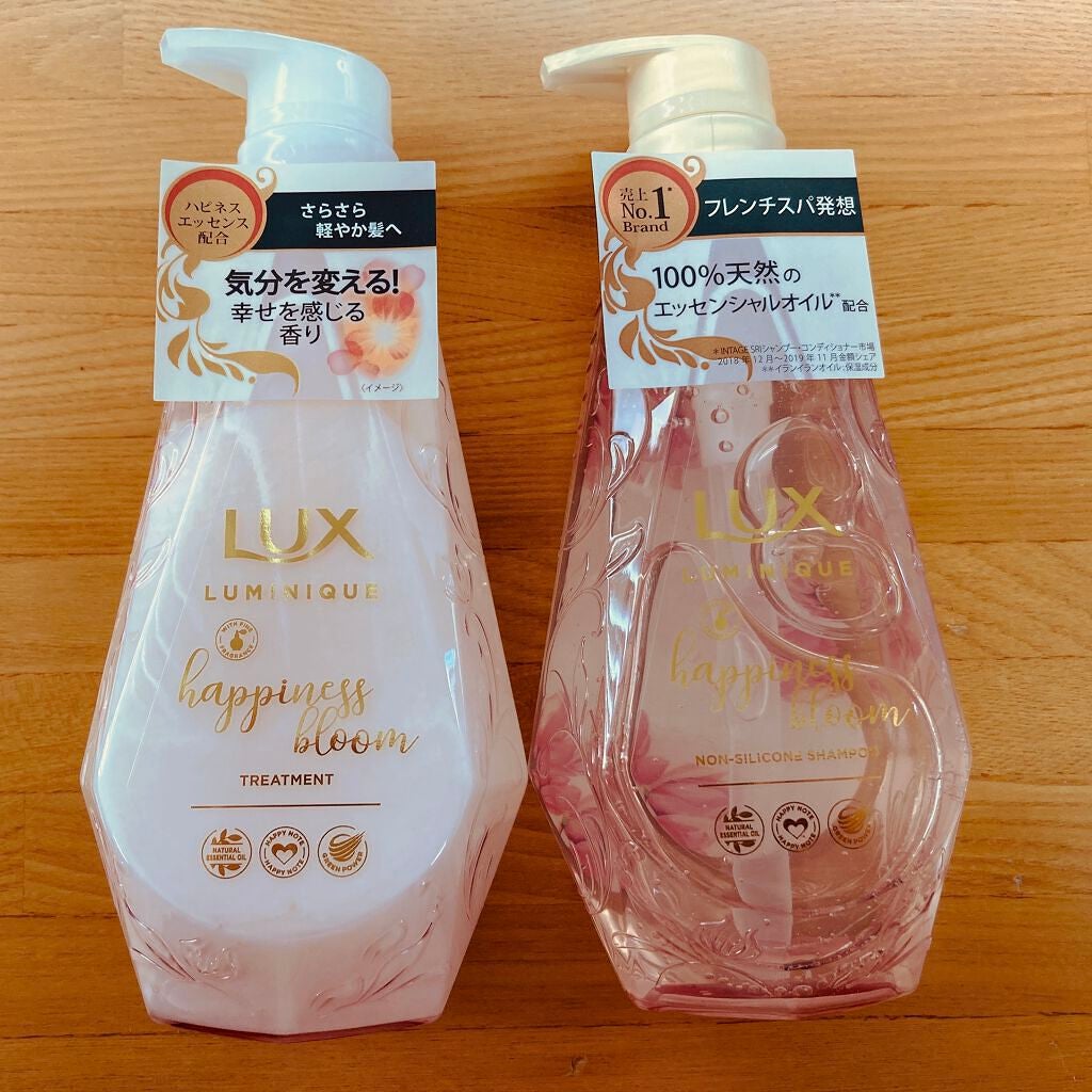 ルミニーク ハピネスブルーム シャンプー/トリートメント/LUX/市販シャンプーを使ったクチコミ(1枚目)