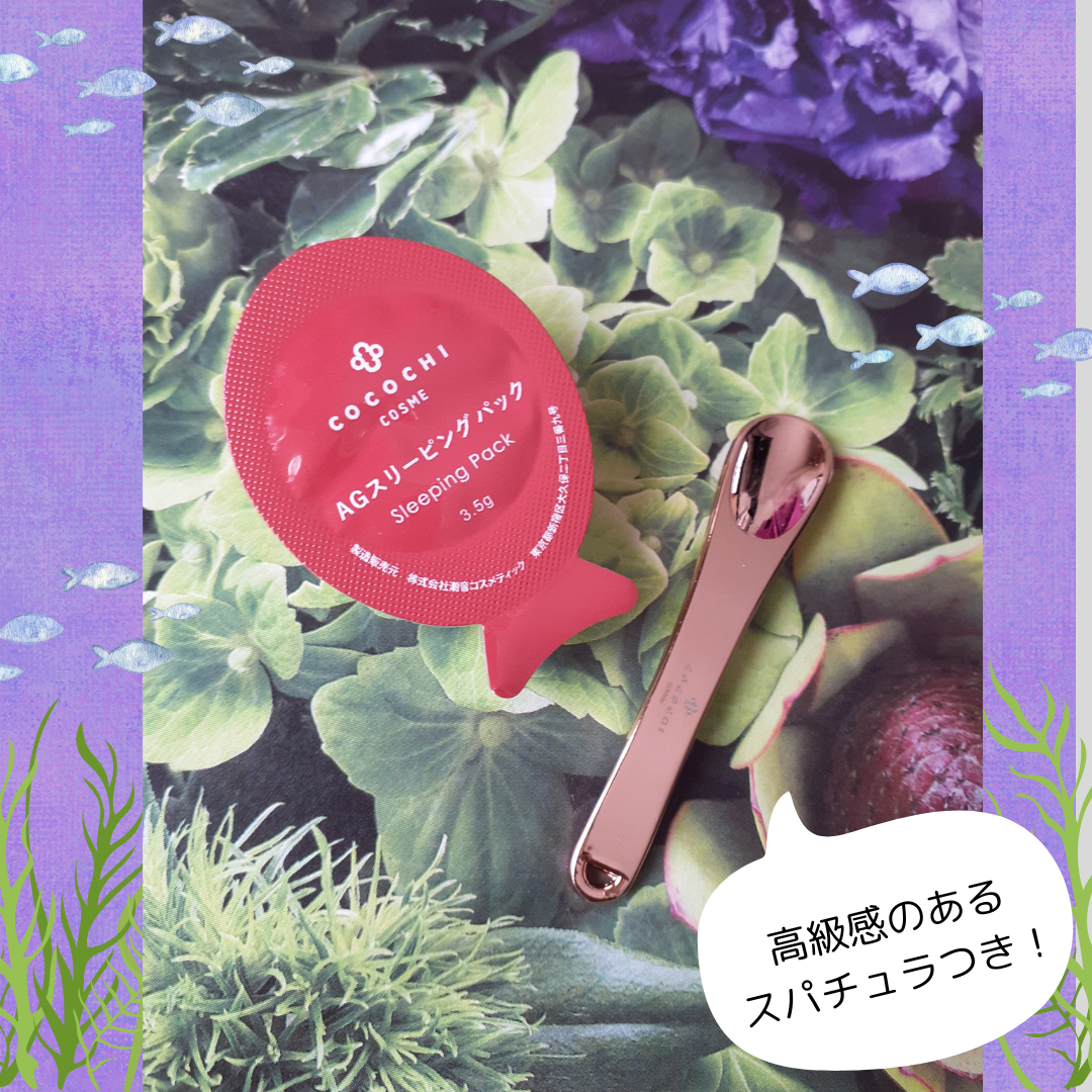 ココチ AG スリーピングパック N/COCOCHI/フェイスクリームを使ったクチコミ（3枚目）