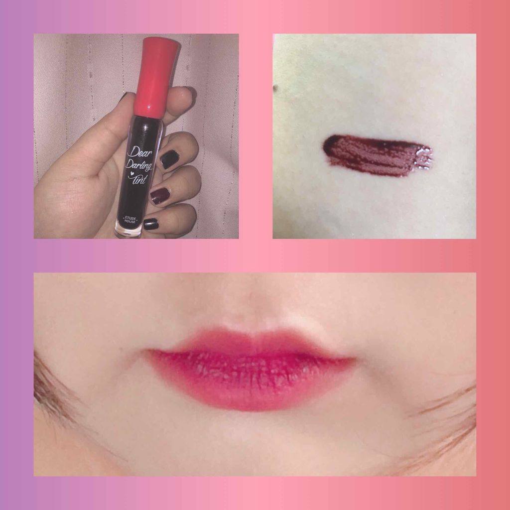 ディアダーリン ウォータージェルティント/ETUDE/リップティントを使ったクチコミ（2枚目）