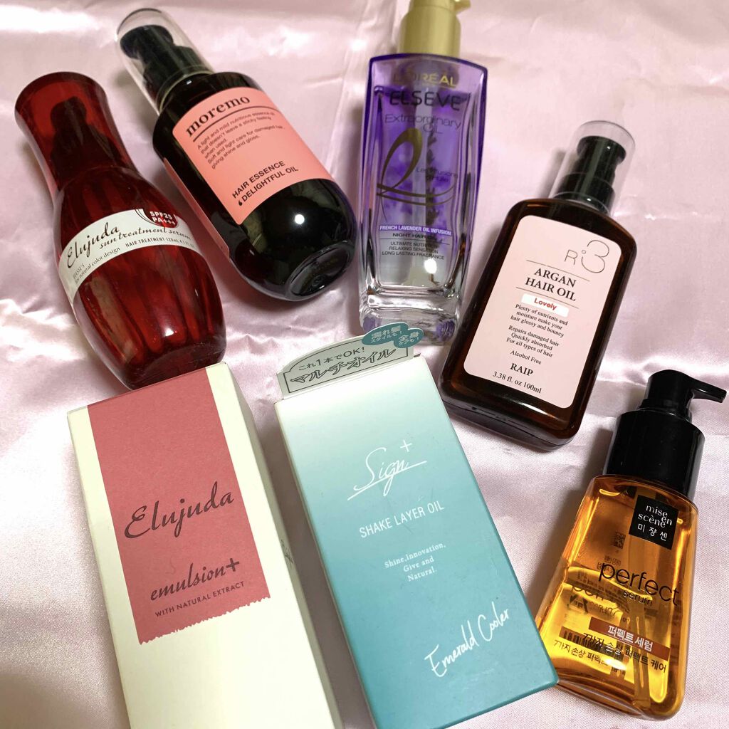 サインシェイクレイヤーオイル エメラルドクーラー/Sign/ヘアオイルを使ったクチコミ（2枚目）