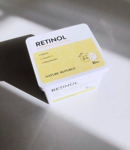 キューブマスク レチノール/ネイチャーリパブリック/シートマスク・パックを使ったクチコミ(1枚目)