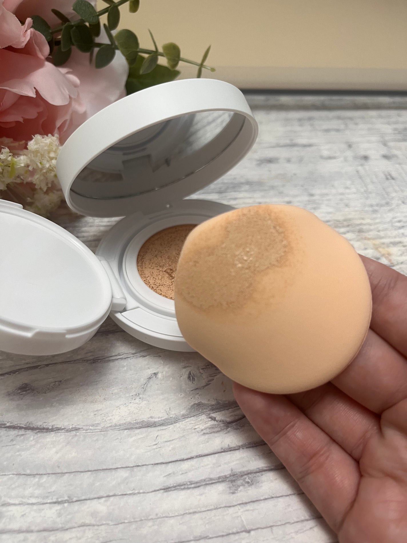 シカマヌ セラム クッションファンデ/parnell/クッションファンデーションを使ったクチコミ(4枚目)