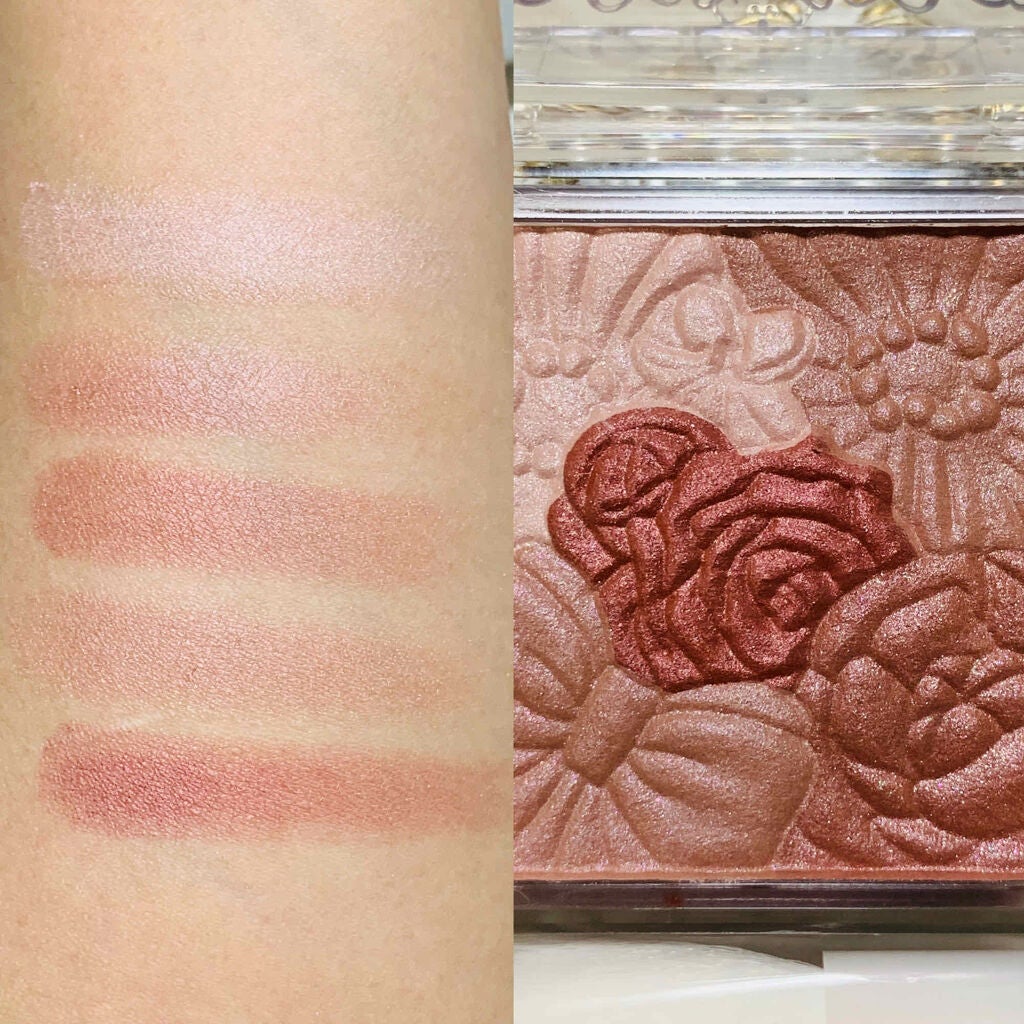 グロウフルールチークス/キャンメイク/パウダーチークを使ったクチコミ(3枚目)