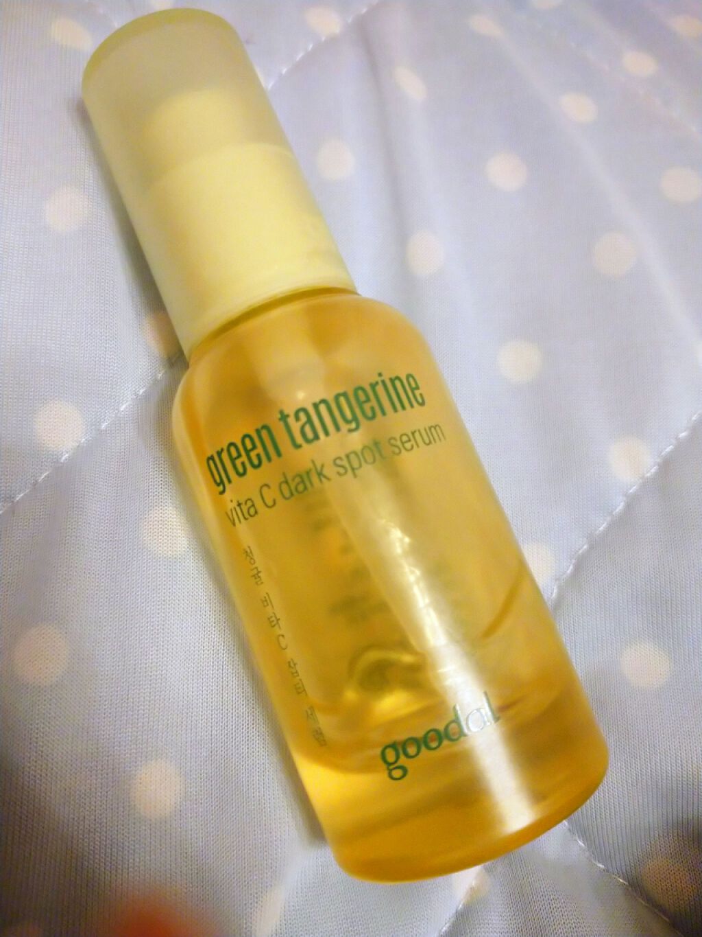 グリーンタンジェリン ビタC ダークスポットケアセラム/goodal/美容液を使ったクチコミ(1枚目)