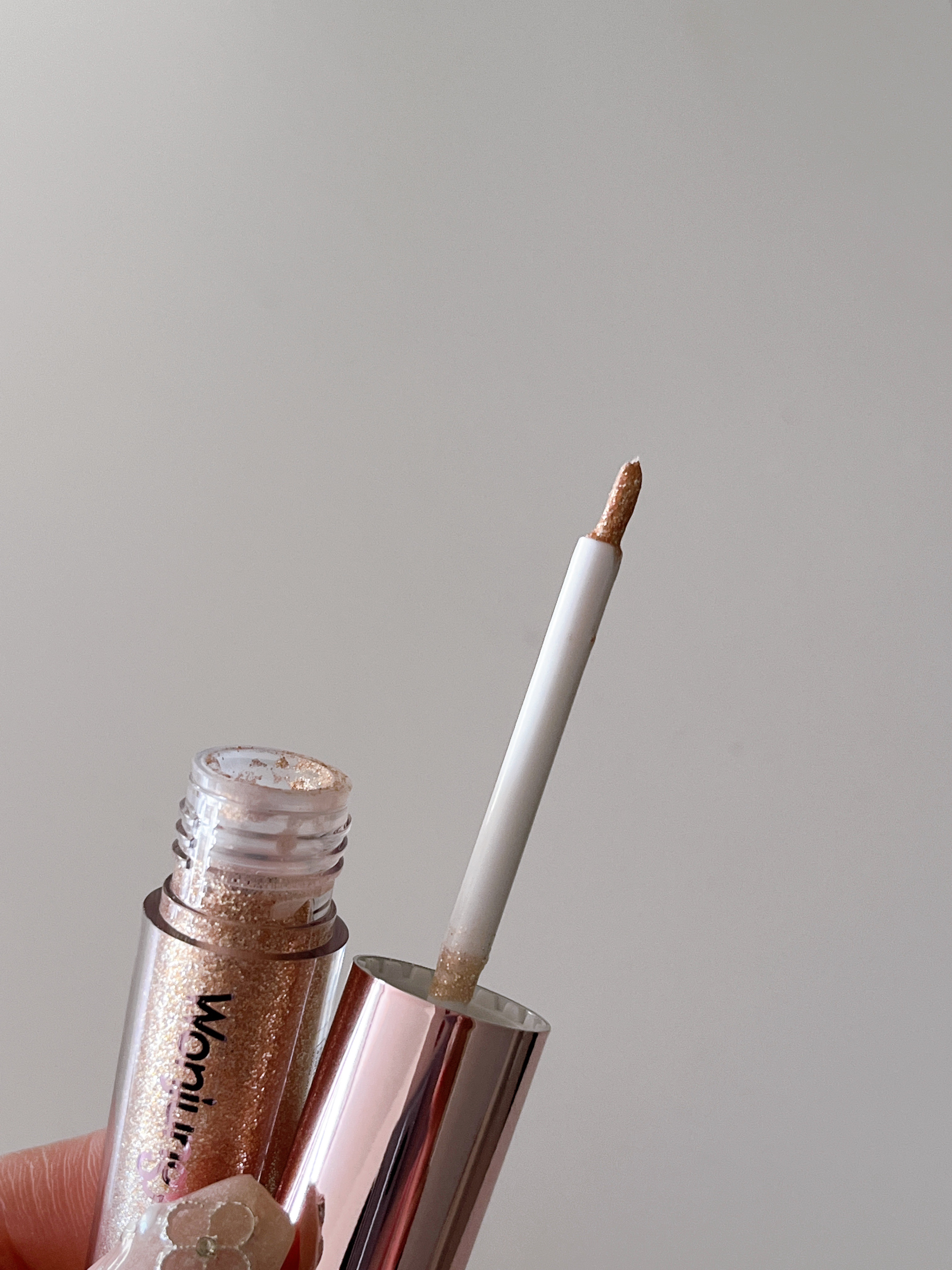 ウォンジョンヨ　ダイヤモンドライナー 03 メープルティー/Wonjungyo/リキッドアイシャドウを使ったクチコミ（3枚目）