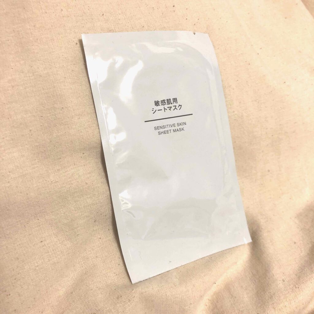 敏感肌用シートマスク/無印良品/シートマスク・パックを使ったクチコミ(1枚目)