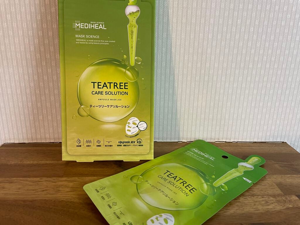 ティーツリーケアソリューション アンプルマスクJEX/MEDIHEAL/シートマスク・パックを使ったクチコミ(1枚目)