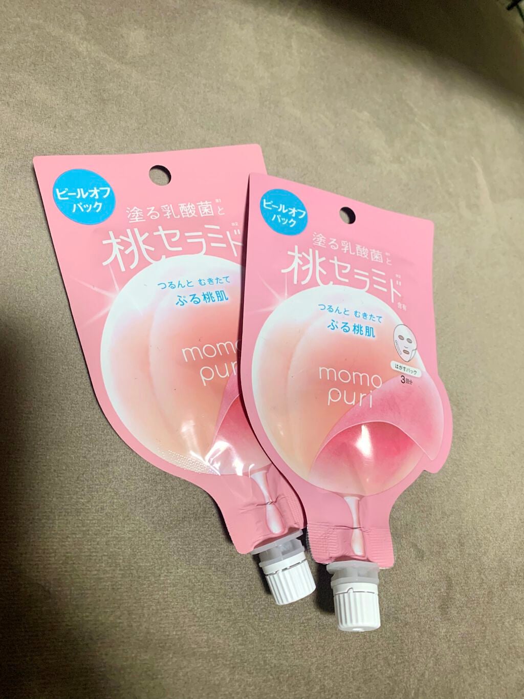 ももぷり フレッシュピールオフパック/ももぷり/ピーリングを使ったクチコミ(1枚目)