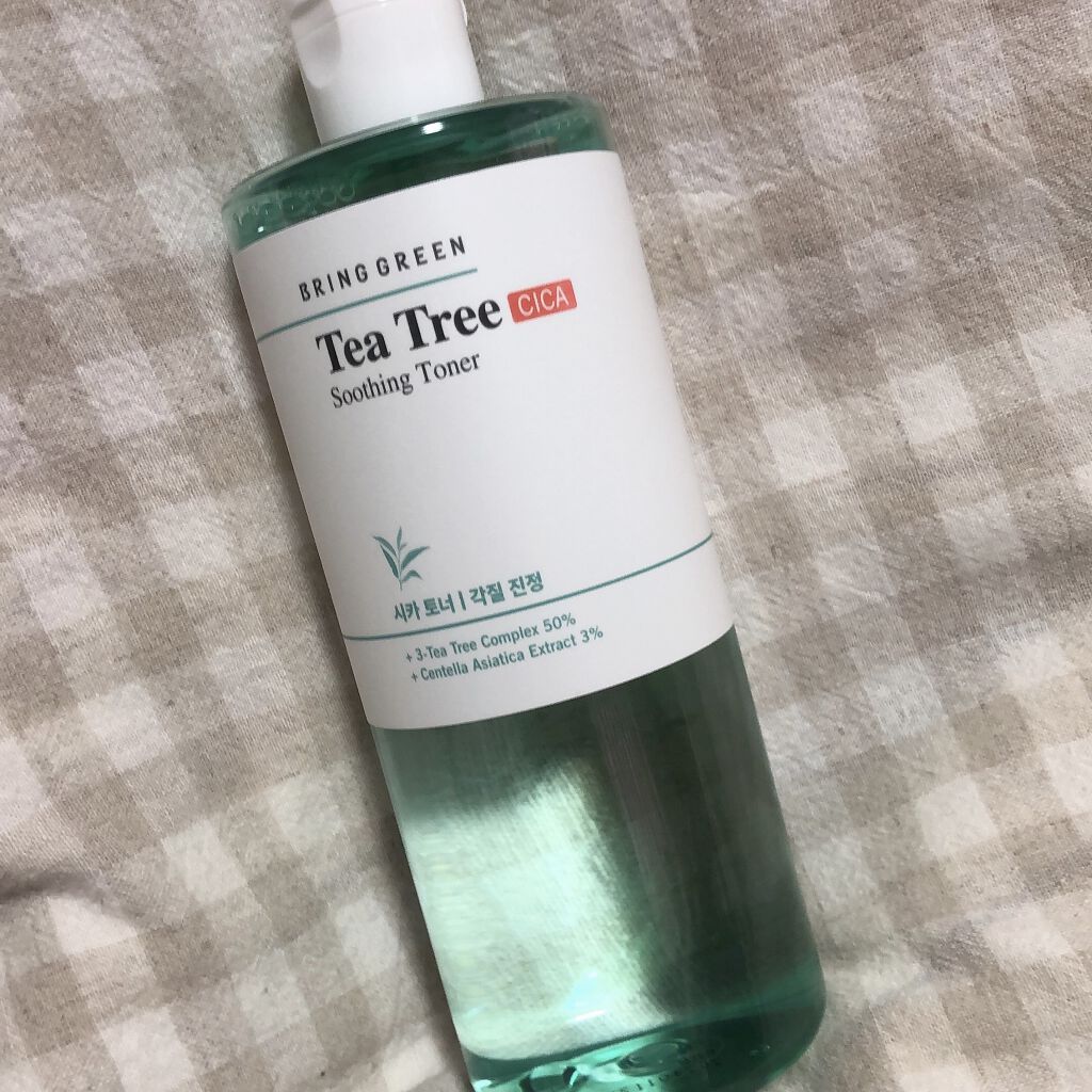 ティーツリーシカスージングトナー/BRING GREEN/化粧水を使ったクチコミ（1枚目）