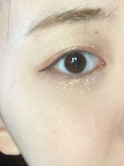 リキッド グリッター シャドウ/rom&nd/グリッターを使ったクチコミ(3枚目)