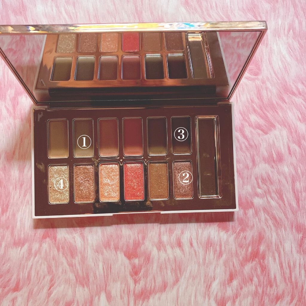 バレンタインボックス3ローズモーメント/VAVI MELLO/アイシャドウパレットを使ったクチコミ（3枚目）