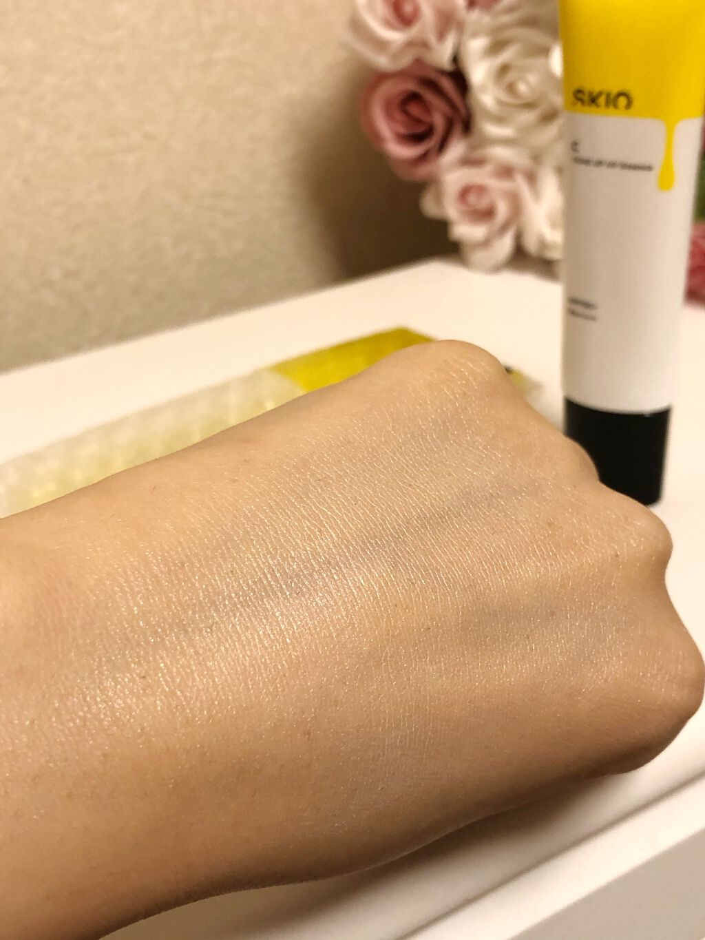 VC トーンアップUVエッセンス/SKIO/日焼け止めローションを使ったクチコミ（3枚目）