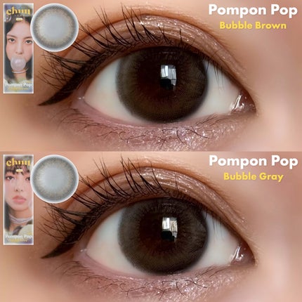 Pompon Pop /chuu LENS/ワンデー(1DAY)カラコンを使ったクチコミ(5枚目)