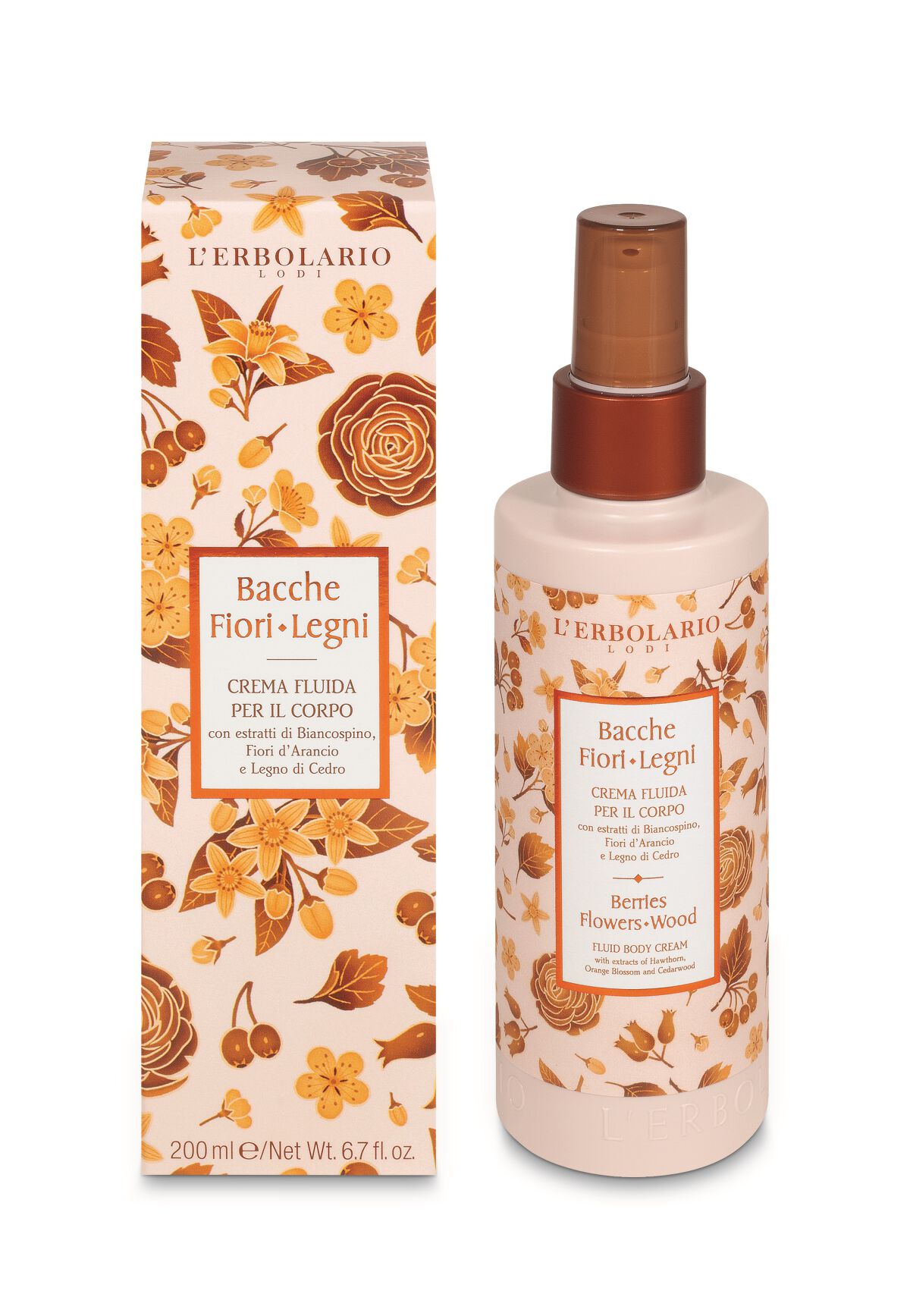 L'ERBOLARIO バッケ フィオーリ レンニ フリュイド ボディクリーム