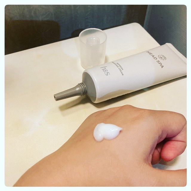 リフレッシュ マッサージクリーム/h&s/洗い流すヘアトリートメントを使ったクチコミ（2枚目）